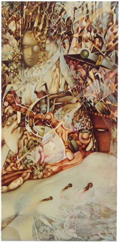 "Музыка 1" х/м, 100х50, 1991 г.