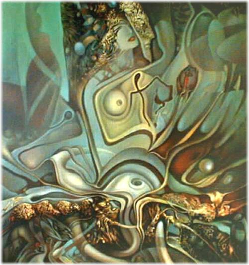 "Желтое вино" х/м, 90х85,5, 1999 г.