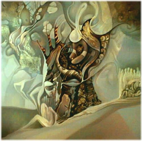"Суть заблуждений" х/м, 95х95, 2000 г.