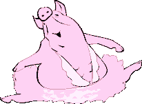 Не тыкайте в свинью! Он является элементом дизайна.